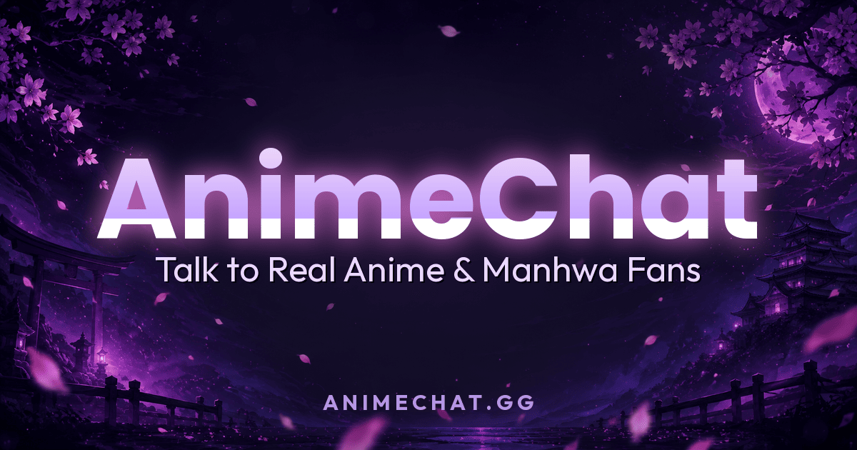 I built AnimeChat.gg — an anime & manhwa community platform with random chat, XP ranks, wiki, role logo